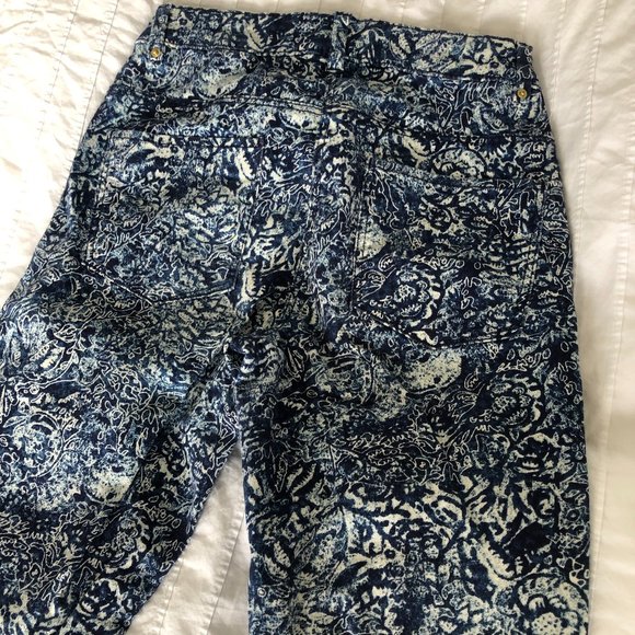 H&M Blue Patterned Pants - Picture 4 of 4